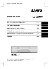 Sanyo TLS-S8000P Instruction Manual