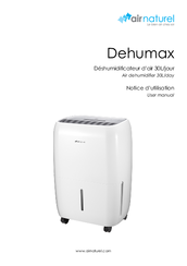 Air Naturel Dehumax User Manual