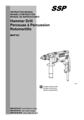 SSP MHP161 Instruction Manual