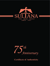 Sultana 386 Instruction Manual