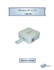 Converters.TV 762 Operation Manual