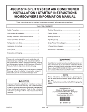 Allied Air 4SCU13 Installation Instructions Manual