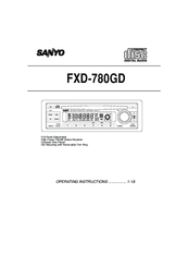 Sanyo FXD-780GD Operating Instructions Manual