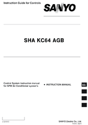 Sanyo SHAKC64AGB Instruction Manual