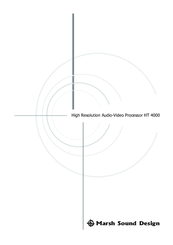MARSH SOUND DESIGN HT 4000 User Manual