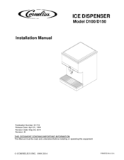 Cornelius D150 Installation Manual