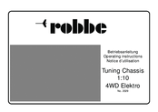 ROBBE Tunin chassis 1:10 4WD Elektro Operating Instructions Manual