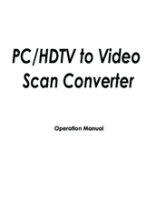 Atlona AT-HD-AVSC Operation Manual