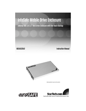 StarTech.com IDECASE25U2 InfoSafe Instruction Manual