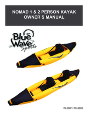 Blue Wave Boats NOMAD 1 PERSON Owner's Manual