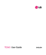 LG TE365 User Manual