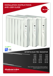 Elnur INTERTIARX10F Installation Instructions And User Manual