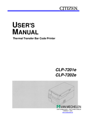 Citizen Clp 7201e Manuals Manualslib