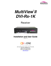 Magenta MultiView II DVI-Rx-1K Installation And User Manual