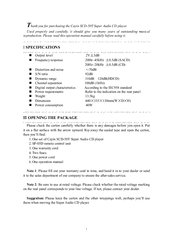 Cayin SCD-50T Owner's Manual