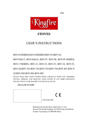 Kingfire BSV-702 User Instructions