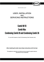 Grant Condensing Combi 26 User, Installation And Servicing Instructions