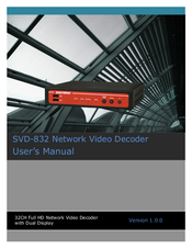 Seenergy SVD-832 User Manual