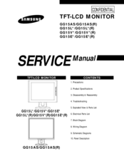 Samsung GG15V Series Service Manual
