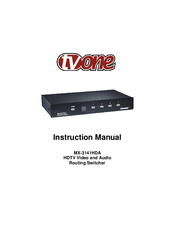 Tvone MX-3141HDA Instruction Manual