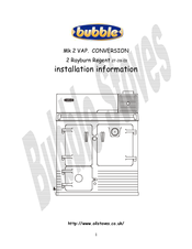 Bubble 2 Rayburn Regent Installation Information