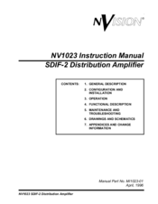NVision NV1023 Instruction Manual