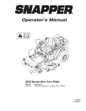 Snapper RZT26520 Operator's Manual