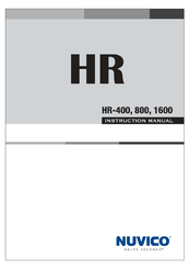 Nuvico HR-400 Instruction Manual