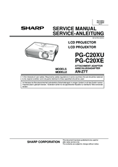 Sharp Notevision PG-C20XU Service Manual