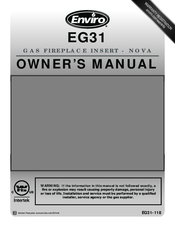 Enviro EG31 Nova Owner's Manual