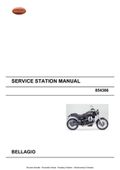 MOTO GUZZI 854366 Service Station Manual