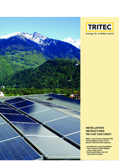 Tritec TRI-PLAT EAST-WEST Installation Instructions Manual
