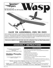 Hobby People WASP Assembly Instructions Manual