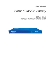 Elinx ESW726 Family User Manual
