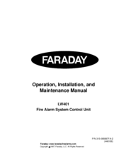 Faraday LW401 Operation, Installation, And Maintenance Manual