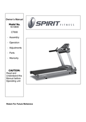 Spirit 1610800 Owner's Manual