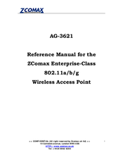 ZComax AG-3621 Reference Manual