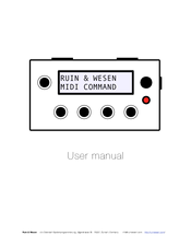 Ruin & Wesen Midi Command User Manual