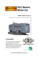 Rail King PCC ElectricStreet Car Operator's Manual