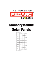 Redarc Monocrystalline Instruction Manual