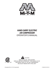Mi-T-M AM1-HE15-03M Operator's Manual