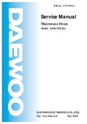 Daewoo KOR-1P5CBA Service Manual