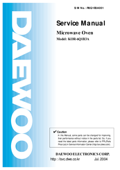 Daewoo KOR-6Q1B3A Service Manual