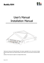 TTI Buddy BX4 User Manual