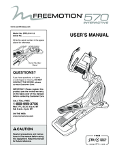 Freemotion 570 Interactive SFEL51411.0 Manuals ManualsLib