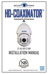 Security Tronix HD-COAXINATOR ST-HD-IRPTZ-2MP Installation Manual