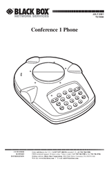 Black Box CONFERENCE 1 PHONE User Manual