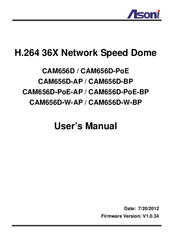 Asoni CAM656D User Manual