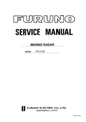 Furuno FR-2155 Service Manual