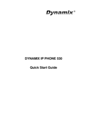 Dynamix 530 Quick Start Manual